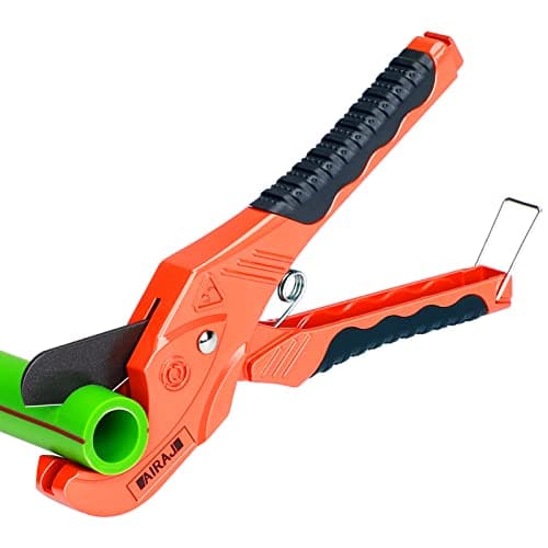 Image of AIRAJ Plastic Pipe Cutter, PVC Pipe Cutter for Cutting Outer Diameter Up to 33 mm PEX, PVC and PPR Plastic Pipe, High Quality Pipe Cutters for Home, Maintenance Workers