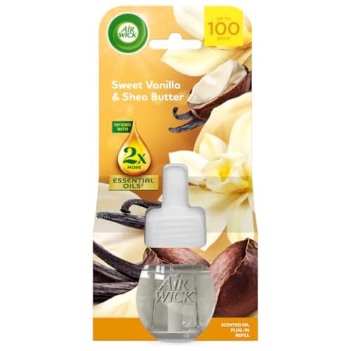 Image of Air Wick Plug In Refill Air Freshener Sweet Vanilla & Shea Butter, 19ml
