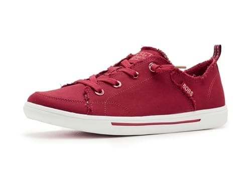 Image of Skechers Women's Bobs B Cute 2.0 Sneaker, Red Excursion Plain Getaway Solids, 5 UK