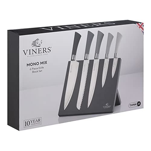 Image of Viners Mono Mix 6-Piece Knife Block Giftbox Set