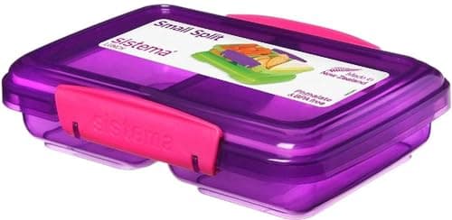 Image of Sistema Klip It Small Split Lunch 350ml, Multicolour, SI41518