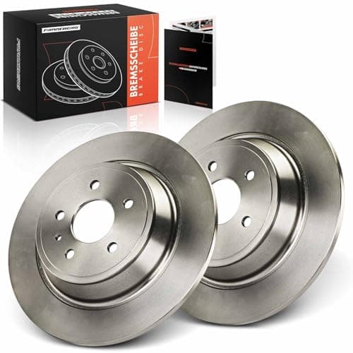 Image of Frankberg Brake Disc Set incl. 2x Discs Rear Solid Ø316mm Compatible with K.u.g.a II DM2 Mondeo V Saloon CD K.u.g.a II Van Replace# DG9C2A315CD