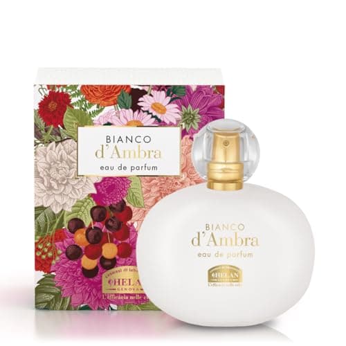 Image of Helan, White Amber - Women's Perfume with Spicy Sensual Notes, Women's Eau de Parfum with Iris and Fern, Women's Light Fragrance Musky Fragrance with Incense, Lasts 4-5 Hours, Made in Italy, 100 ml