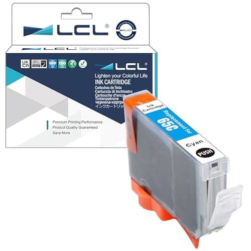 Image of LCL Compatible Ink Cartridge CLI65 CLI-65 C CLI-65C(1-PACK Cyan) Replacement for Canon PIXMA PRO-200