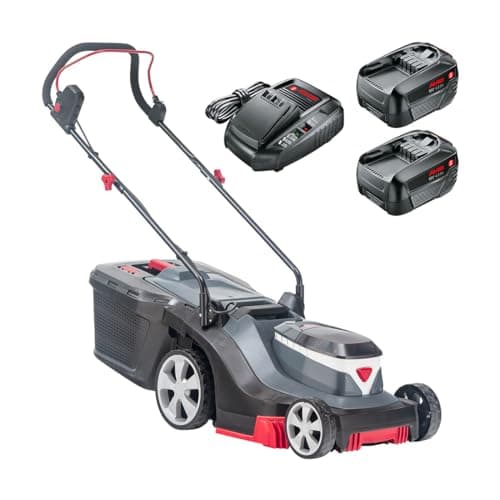 Image of AL-KO 18V Easy 3.82 Li R Cordless Push Rear Roller Lawnmower 38cm (2x Battery Kit)