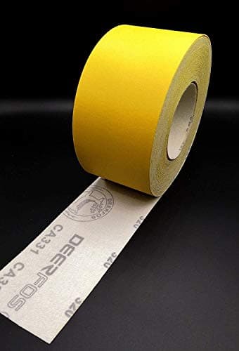 Image of SANDPAPER ROLL HOOK AND LOOP SANDING 5 METERS Grit P80 115MM