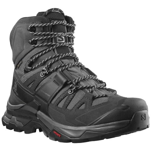 Image of SALOMON Men Quest 4 GTX High Rise Hiking Boots, Magnet/Black/Quarry, 11.5 UK