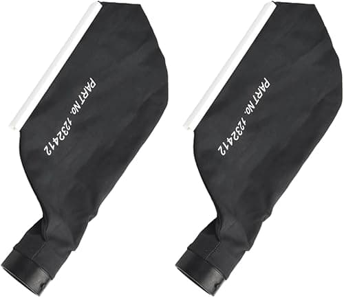 Image of Daaxing Dust Collection Bags Fit for DUB185 DUB186 Rechargeable Leaf Blower, for Quick and Easy Leaf Clean Up,Replace 123241-2 (2PCS)