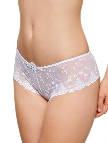 Image of Passionata Womens White Nights Shorty size XLarge in White