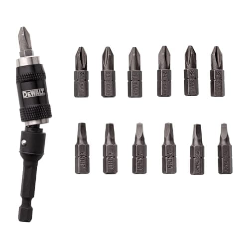 Image of DEWALT Pivot Bit Holder Set, 14-Piece (DWPVTC14), Beige