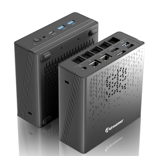 Image of ADREAMER Ariebox10 Mini PC, AMD R7 7840HS (8C/16T, 3.8~5.1GHz) 16GB DDR5 RAM 512GB PCIe 4.0 SSD Mini Desktop Computer, 4K Dual Display/USB/WiFi/BT/RJ45 Ethernet for Home/Office.