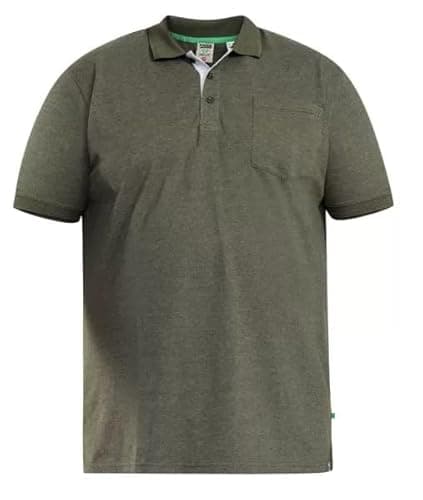 Image of U.S Trading Duke Grant Kingsize Men's Pique Polo Shirt (UK, Alpha, 5XL, Regular, Regular, Khaki)