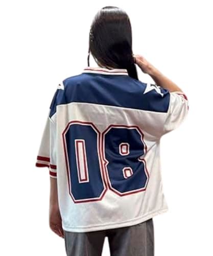 Image of Lang Horn Men Women's Basketball Graphic Tshirts Summer Short Sleeve V Neck Number Print Loose Tops Oversized Jersey Pullover Shirt Streetwear XL WhiteB