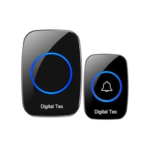 Image of Portable IP55 Waterproof 1000 Ft Range & 36 Chimes Wireless Doorbell Battery Operated, Front Door Bells Wireless Cordless, Multi Room Wireless Doorbell Plug in & Use, Modern Battery Doorbells Wireless