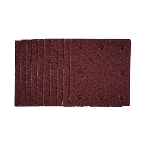 Image of Draper 52388 1/4 Sanding Sheets with Hook and Loop, 115 x 105mm, 40 Grit (Pack of 10)