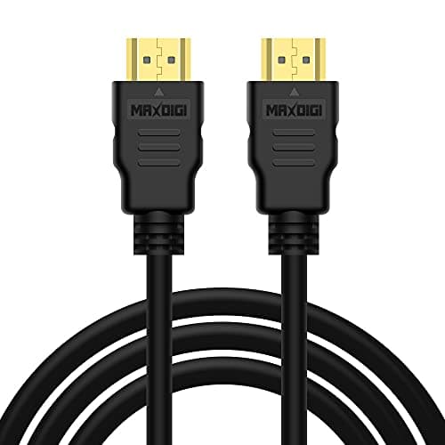 Image of MAXDIGI HDMI to HDMI Cable 1.5m / 1m gold Connectors Ideal for Sky HD, HDTV, BLU-RAY, PS3 PS4, XBOX, WII U, Philips HMP2000 Apple TV Plasma, LCD LED TV, Virgin Box, Freeview HD Type C to Type A