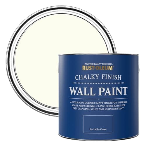 Image of Rust-Oleum White Matt Emulsion Wall Paint - Porcelain 2.5L