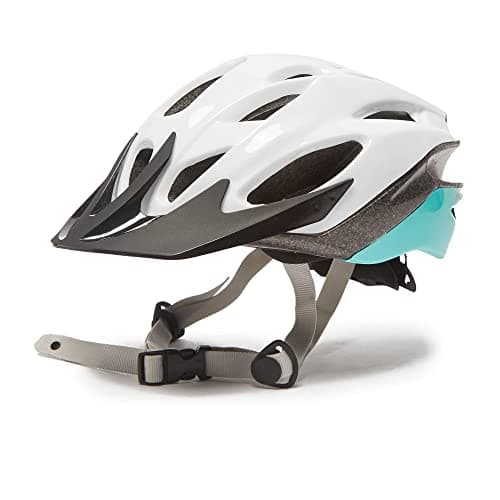 Image of Raleigh - CSH1133L - Mission Evo Lightweight Adjustable Unisex Cycling Helmet Size 58-62cm in White and Mint