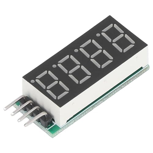 Image of 4 Digit 7 Segment LED Display Module with I2C Interface for and Projects DC 5V/3.3V