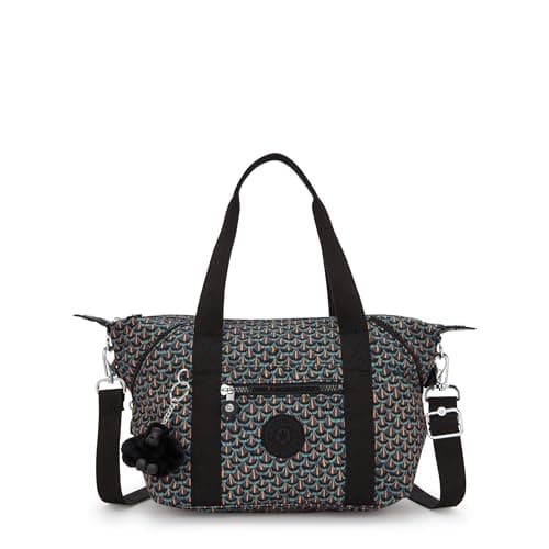Image of Kipling ART MINI Small handbag, Shoulder Bags, Geo Feather (Black)