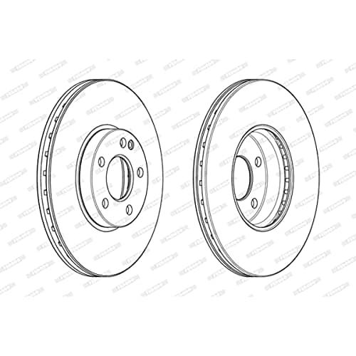 Image of FERODO DDF2334C-1 Brake Disc Rotors