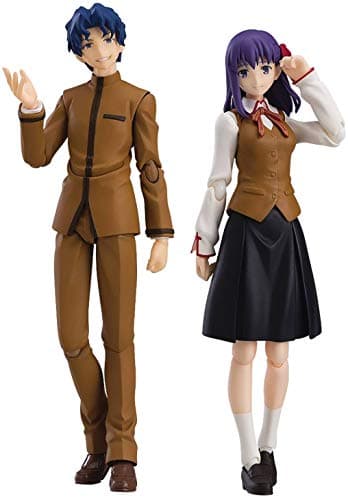 Image of Max Factory Fate/Stay Night Heaven's Feel Figma Action Figure 2-Pack Shinji Matou & Sakura M