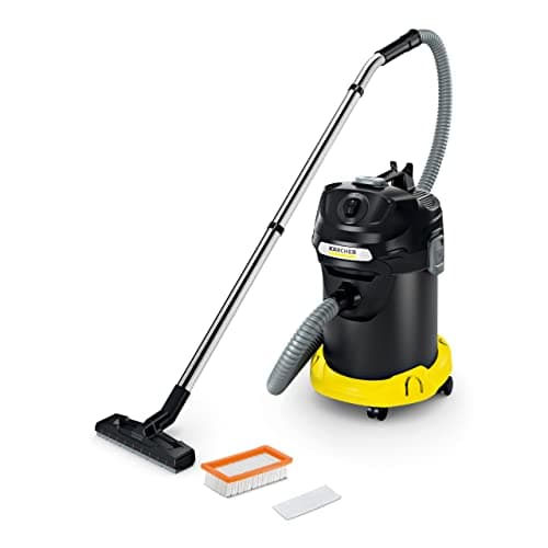 Image of KÄRCHER AD 4 Premium Ash Vacuum - Ideal for cleaning a Fireplace, BBQ, Stoves, Home Workshop, Grills, Fire Pits, Log Burners and Chimineas, Black