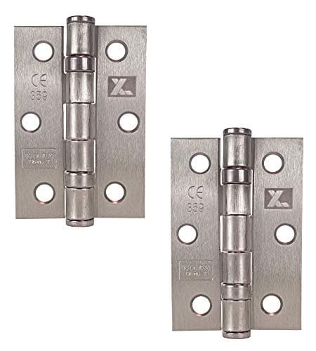 Image of Excel XL964 Pair of 3" Grade 7 Door Hinges, Satin Nickel