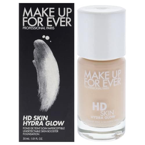 Image of HD Skin Hydra Glow - 1Y04 Warm Alabaster by Make Up For Ever for Women - 1 oz Foundation