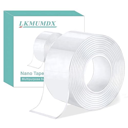 Image of Double Sided Nano Tape Heavy Duty, Strong Sticky Extra Large (3.0m*5cm*2mm) Removable Mounting Tape, Clear Multipurpose Wall Decor Adhesive Tape for Poster, Picture Hanging, Carpet, Photos Frames