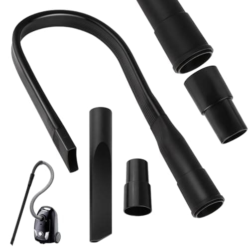 Image of Long Flexible Crevice Nozzle for Vacuum Cleaner, 62cm Vacuum Cleaner Attachment for Radiators for All Vacuum Cleaners with 35/32mm Connection, Universal Vacuum Cleaner Crevice Nozzle for Cleaning