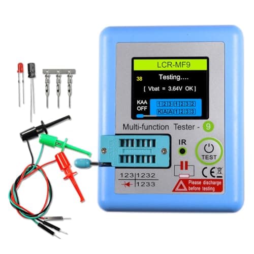 Image of DollaTek Transistor Tester MF9 Transistor Tester TFT Diode Transistor Resistance Meter NPN PNP Multimeter