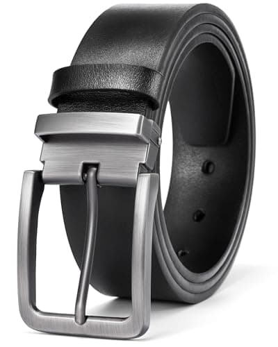 Image of maikun Leather Belts for Men for Jeans Trousers,Golf or Boss Dressing,Detachable Buckle, Length1100mm