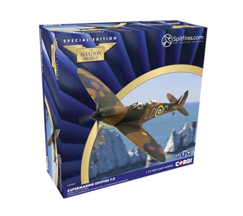 Image of Corgi AA29203 Supermarine Spitfire T9, SM520/ LO-G (G-ILDA), Presented as Spitfire Mk.I X4382 LO-G, RAF No.602 Sqn, Aircraft operated by Spitfires.com, Goodwood Aerodrome