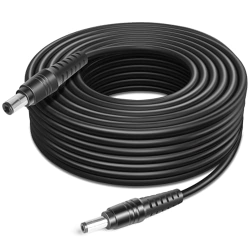 Image of Power to Controller Extension Cable for the Philips Hue Lightstrip Plus, Gradient Lightstrip Base, Philips Hue Lightstrip Plus v4 v3 Kit, Philips Hue Light Strip Plus Extention Power Cable 24 feet
