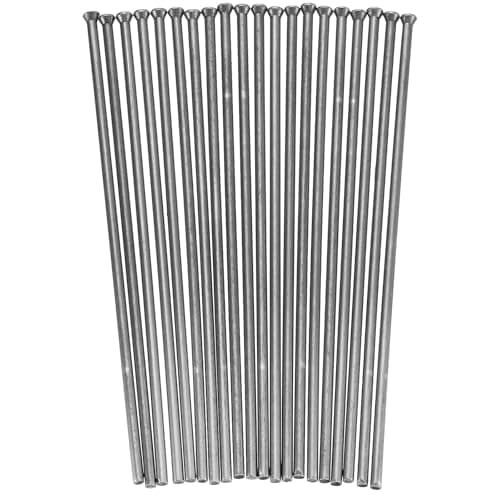 Image of sourcing map 20pcs Descaling Needles 4mm x 7" Manganese Steel Replacement Needles for Needle Scaler Air Needle Scaler Fittings Flat Point for Removing Rust Paint Weld Slag