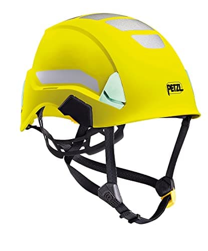 Image of PETZL Unisex's Layer Hi-Viz Headguard, Yellow, UNI