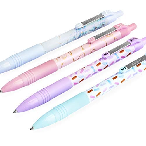 Image of Zebra Z-Grip Smooth Sweetie/Blush Ballpoint Pen - 1.0mm - Black Ink (Pack of 4)