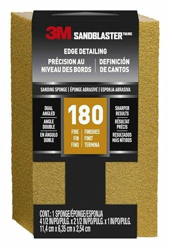 Image of 3M SandBlaster 9564 P150 SandBlaster Fine Dual Angle Sanding Sponge Between Coats -(Pack of 1)