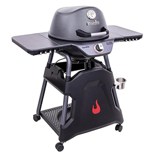 Image of Char-Broil 140 892 - All-star 125 Electric Barbecue Grill, Black/Aluminum