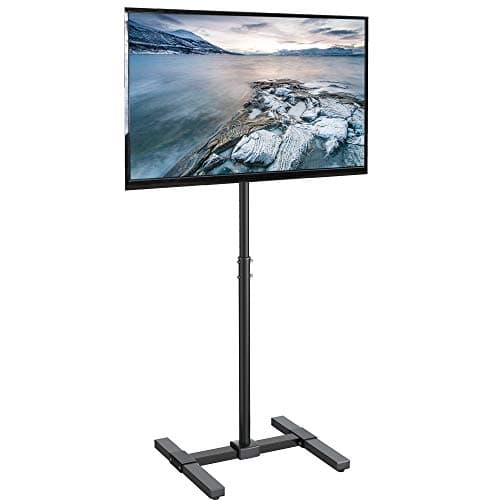 Image of VIVO TV Floor Stand for 13 to 50 inch Flat Panel LED LCD Plasma Screens, Portable Display Height Adjustable Mount STAND-TV07…
