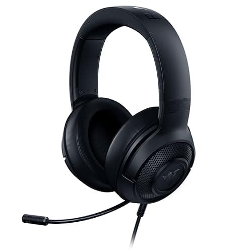Image of Razer Kraken X Lite - Wired Ultralight PC Gaming Headset - Surround Sound bendable cardioid microphone (230g light, 3.5 jack for PS4, PS5, Switch, Xbox One, Xbox Series X|S) Black