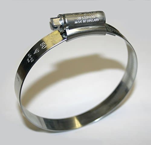 Image of JCS Hi-Grip worm drive hose clips, zinc plated - sizes 9.5mm to 280mm available - Packs of 10 (9.5-12mm)