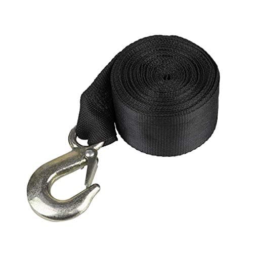 Image of Sealey Trailer Winch Strap 50mm x 7M 810kg Breaking Strength with Forged Hook - GWES12