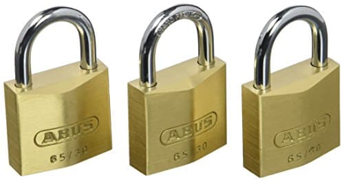 Image of ABUS 65/30 Brass Padlock 30 mm Pack of 3 35118