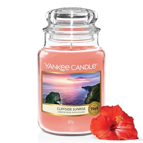 Image of Yankee Candle Scented Candle | Cliffside Sunrise Large Jar | Long Burning Candles: up to 150 Hours | Perfect Gifts for Women