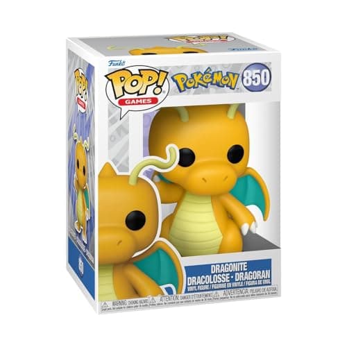 Image of Funko POP! Games: Pokemon - Dragonite - Collectable Vinyl Figure - Gift Idea - Official Merchandise - Toys For Kids & Adults - Model Figure for Collectors and Display