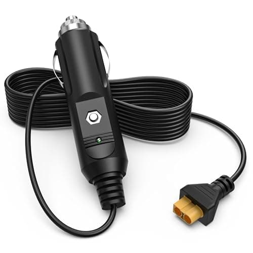 Image of Car Charger for Ecoflow Alternator Charger for Ecoflow Delta/River Series for Bluetti EB55 for Anker 757/767 for More XT60 Connector Solar Power Station for EF ECOFLOW Wave 2 Portable Air Conditioner