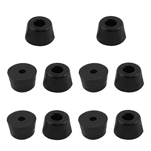 Image of sourcing map 10pcs Rubber Feet Round Bumper Furniture Table Printer Chopping Board Speaker Floor Protector Cabinet Leg Pads, D16x13xH10mm