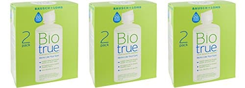 Image of BioTrue Contact Lens Solution NkHsMh for Soft Contact Lenses, Multi-Purpose 10oz, Twin Pack (3 Units)